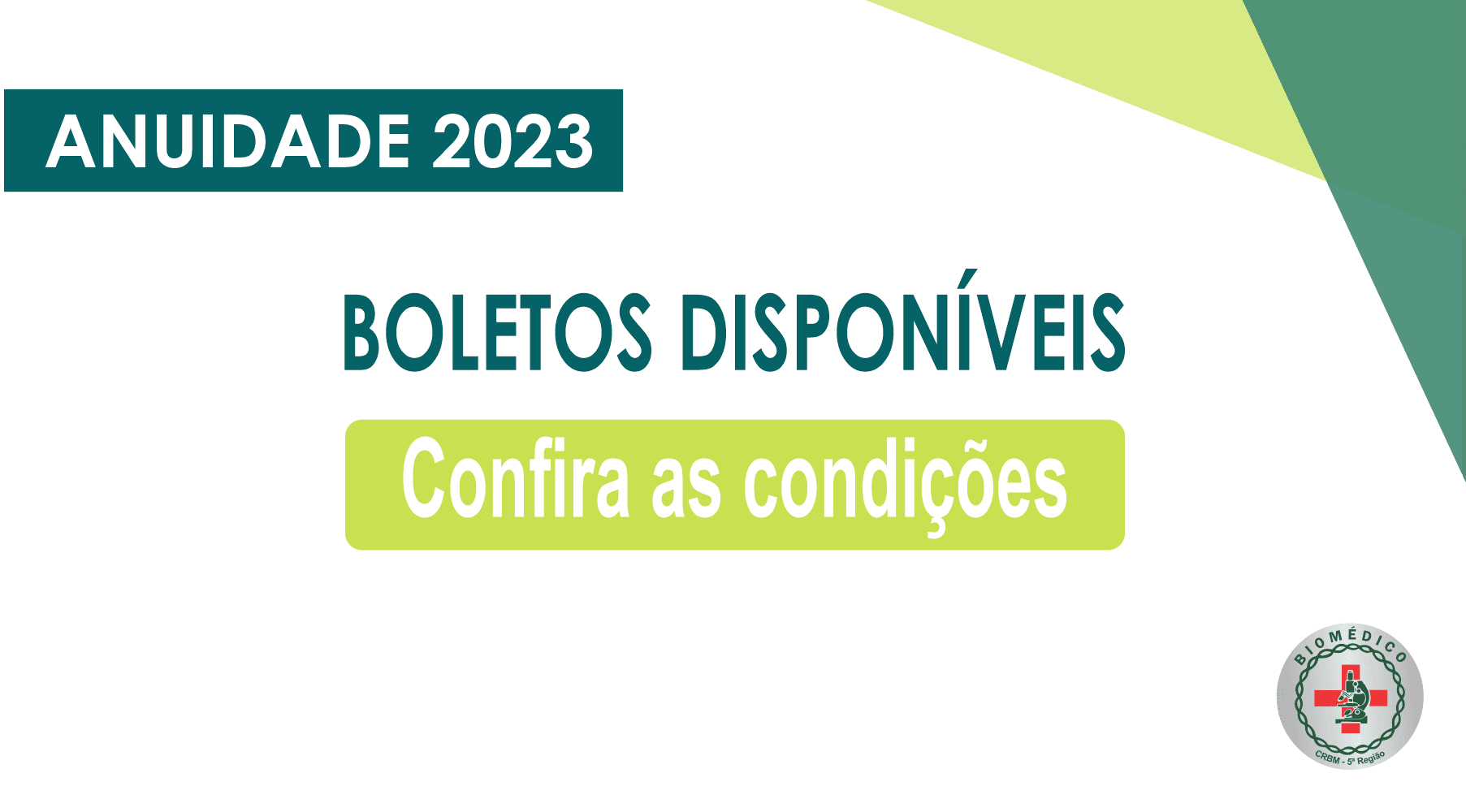 Informações sobre a Anuidade 2023