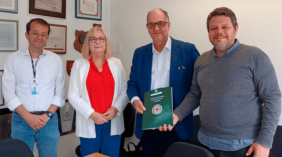 CRBM-5 encontra-se com UFSC para tratar sobre concursos